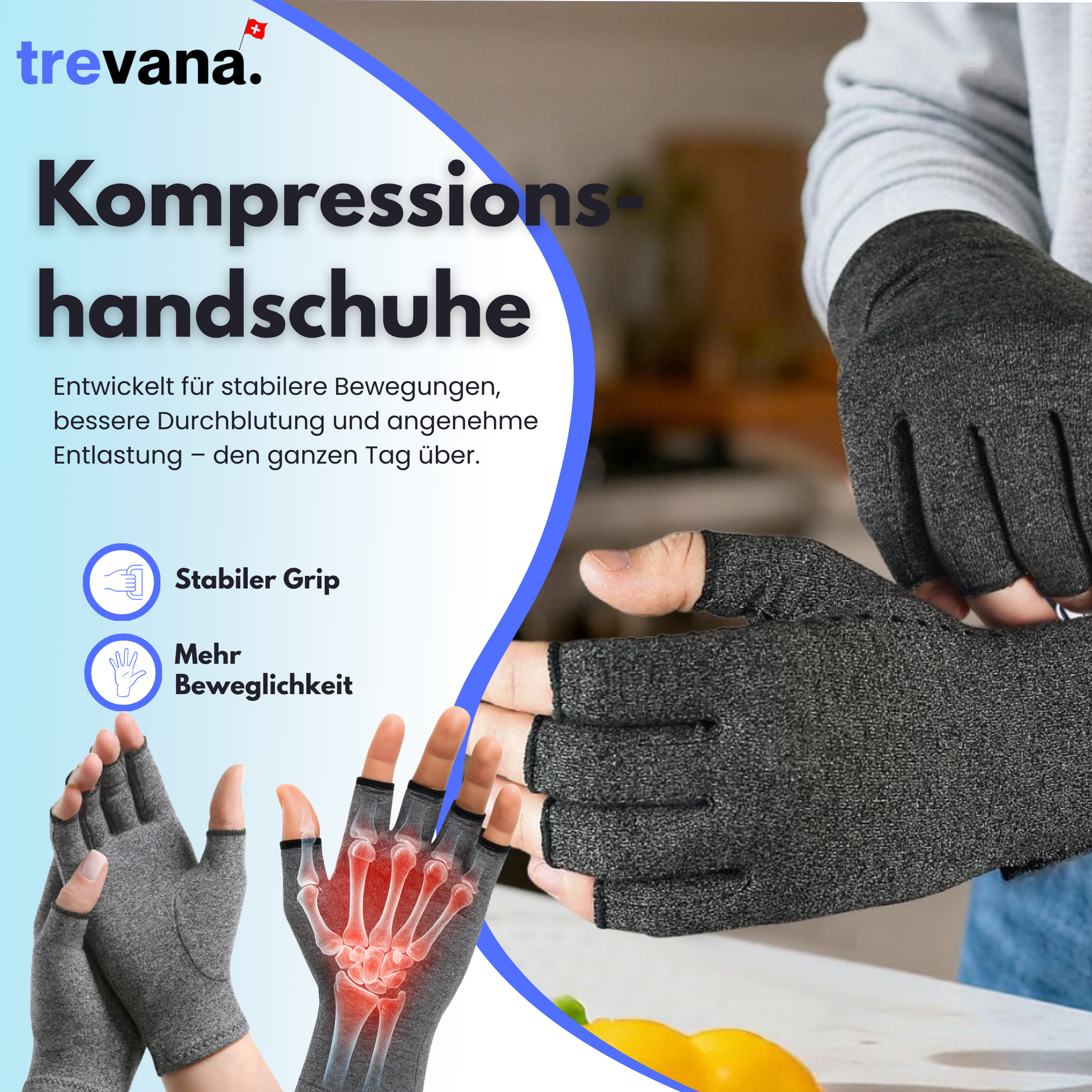 Trevana - Kompressionshandschuhe