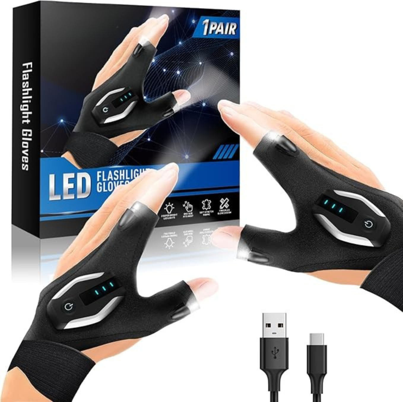 Trevana - LED Handschuhe