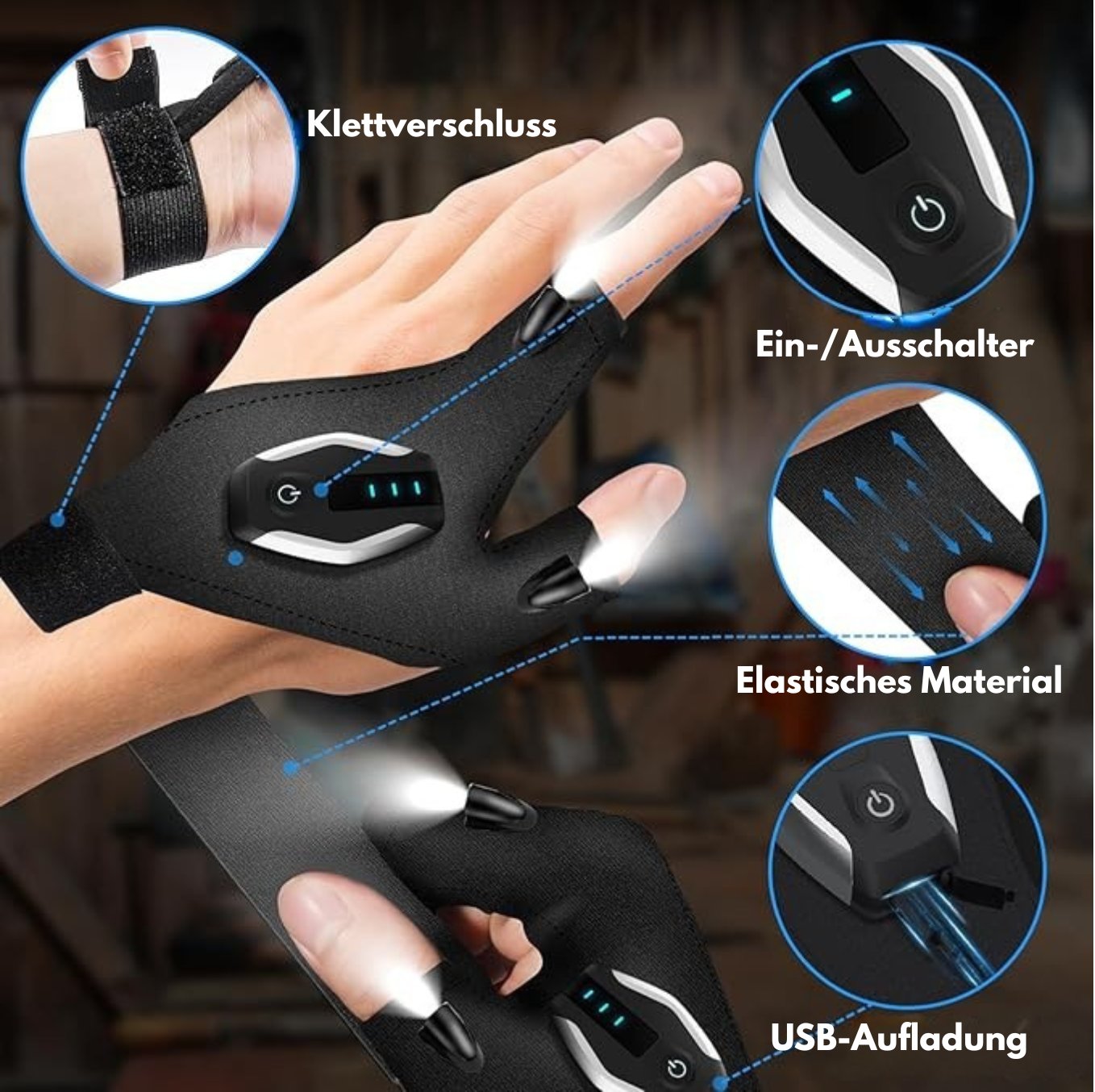 Trevana - LED Handschuhe
